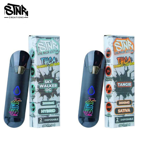 STNR THC-A DIAMONDS LIVE ROSIN DISPOSABLE VAPE 2GM/6CT/PK